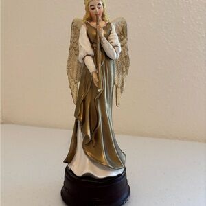 Enesco Gold and White Angel Figurine